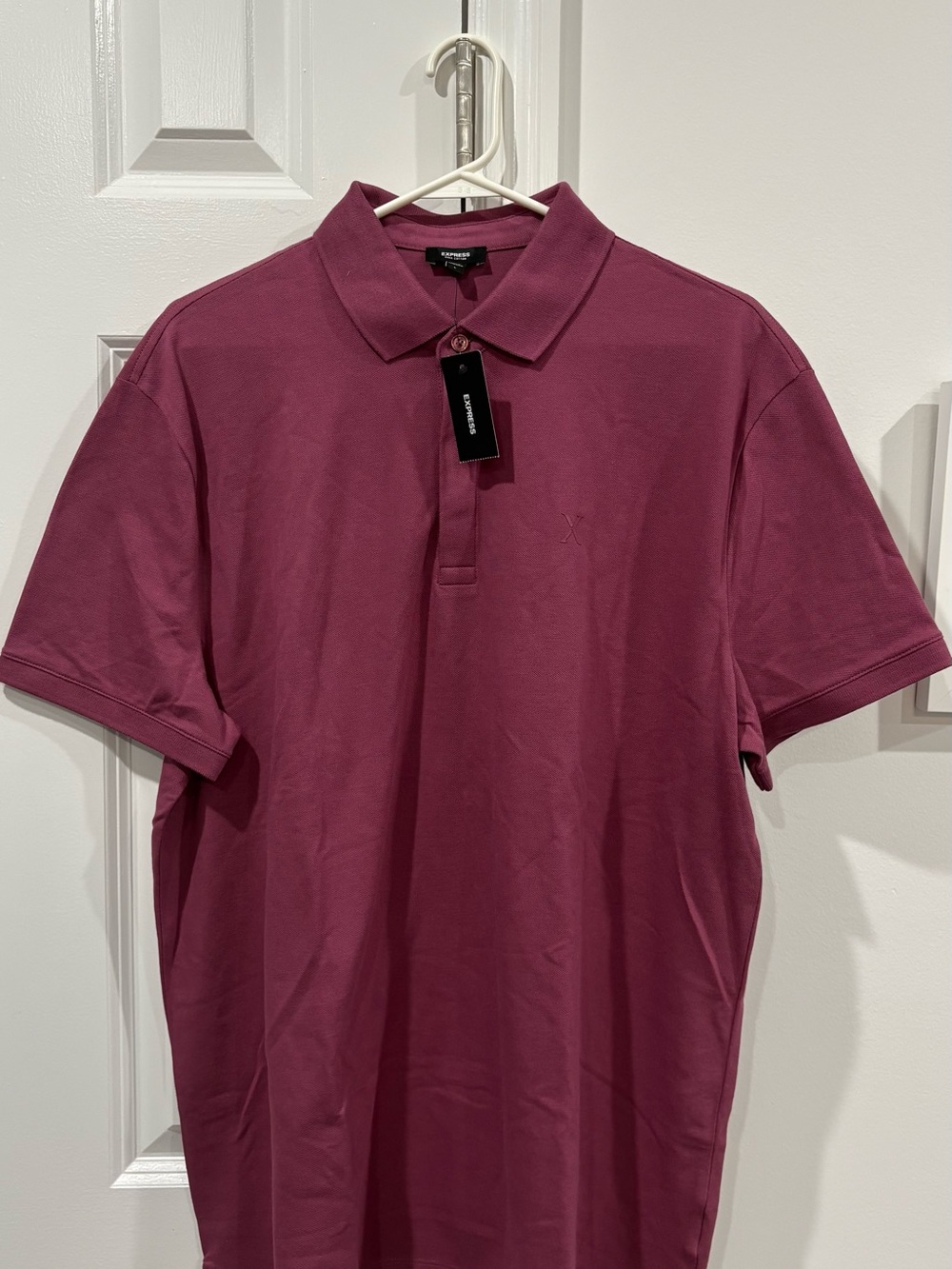 Express Men’s Polo Shirt in Berry Plum